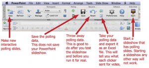 Floating TurningPoint Toolbar for Mac.