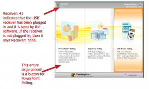 Select PowerPoint Polling.