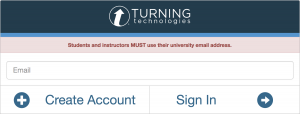 Sign in for TurningPoint
