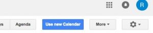 Try New Calendar Button