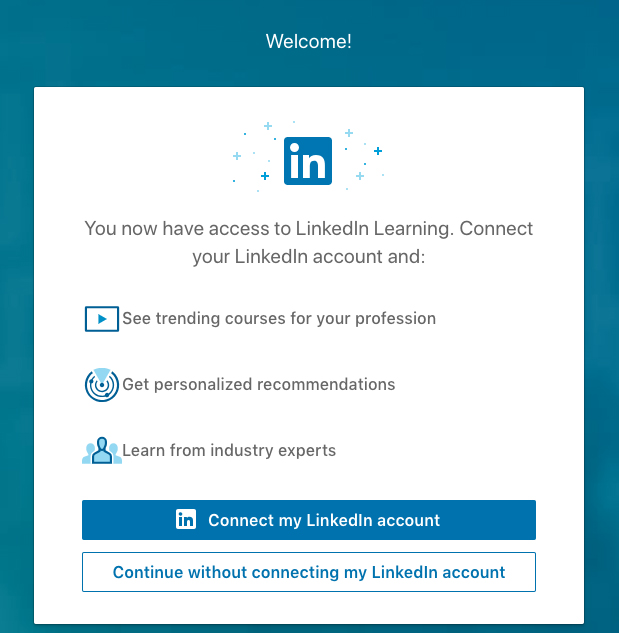 LinkedIn Learning sign in step 5